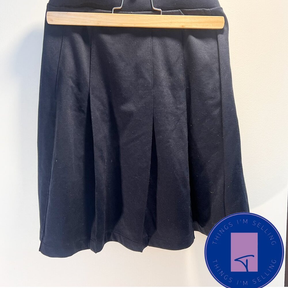 Lands End - Girls Skirt - School Clothes - Navy Blue - Size 12